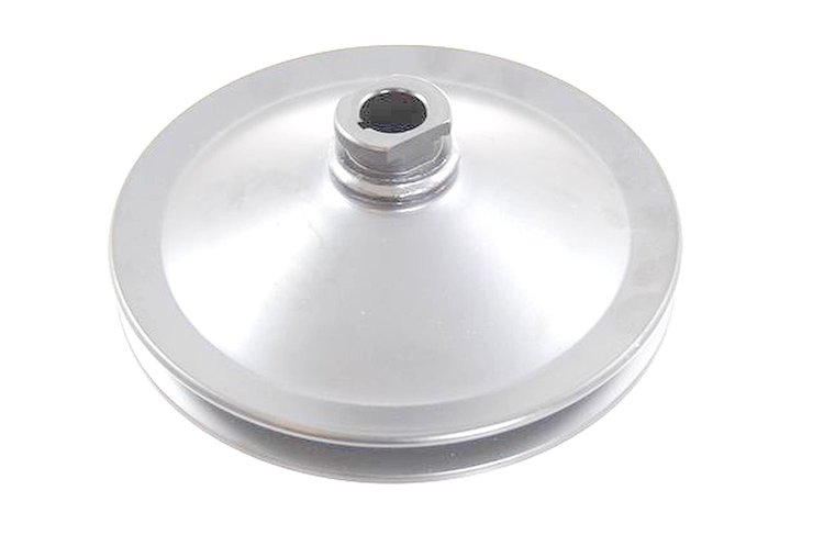 283/327 GM SB POWER STEERING PULLEY CHROME