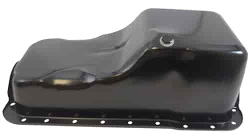 Black Powdercoated Steel Stock Oil Pan 1965-87 Small Block Ford 260-302 Passenger Cars