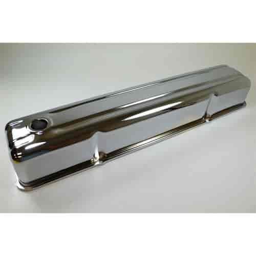 Chrome Steel Valve Covers 1950-62 Chevy 235