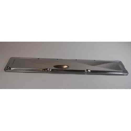 Chrome Steel Valve Cover Side Plate 1950-62 Chevy 235 6-Cylinder