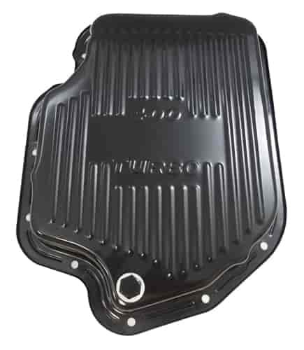 Black Paint Steel Transmission Pan GM Turbo 400