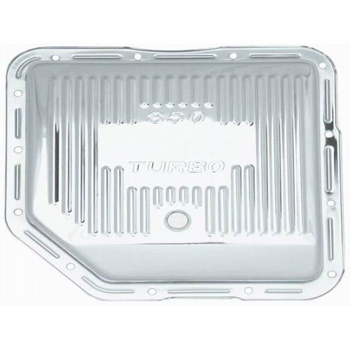 Chrome Steel Transmission Pan GM Turbo 350