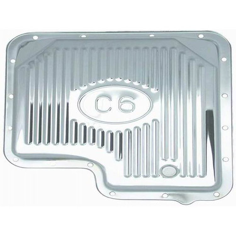 Chrome Steel Transmission Pan Ford C-6
