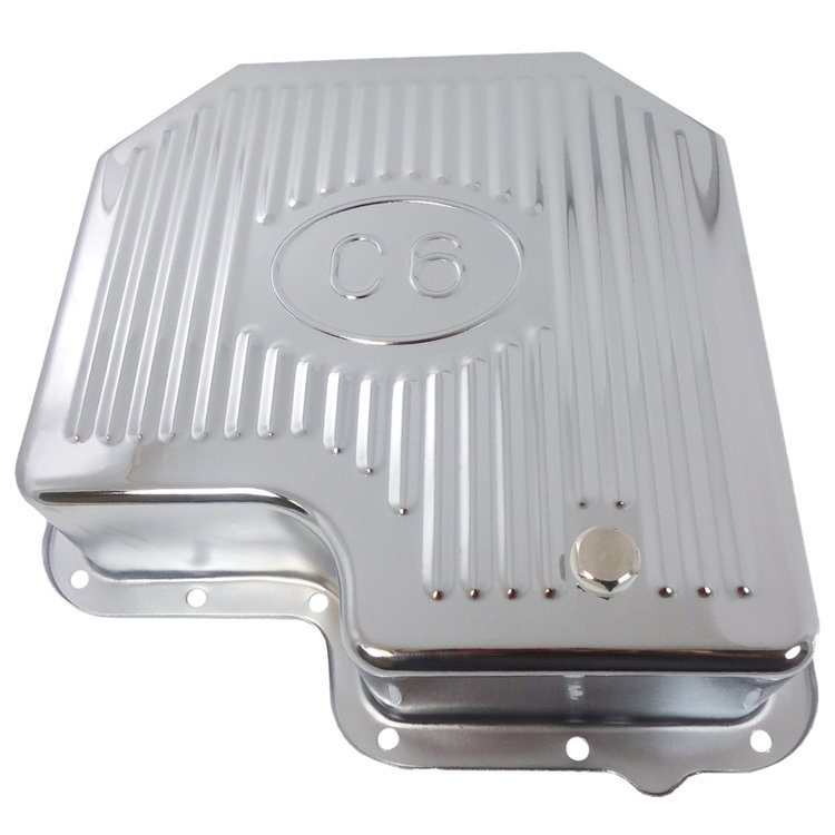 Chrome Steel Transmission Pan Ford C-6