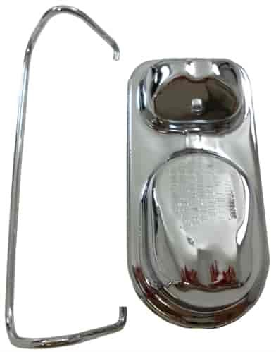 Chrome Steel Brake Master Cylinder Cover 1973-83 Ford