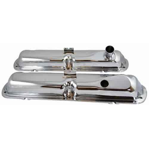 CHROME 1964-73 SB FORD MUSTANG VALVE COVER PAIR