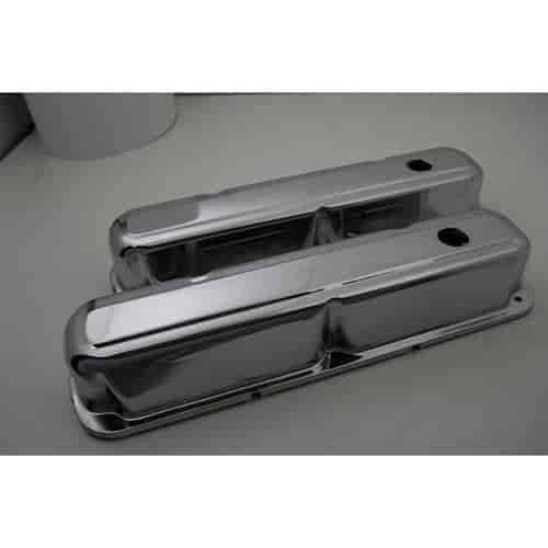 Chrome Steel Valve Cover 1968-89 Small Block Chrysler V8