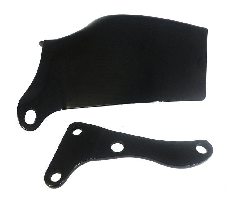 R9317BK Alternator Bracket, 1976-86 SBC OEM Style LWP – Black