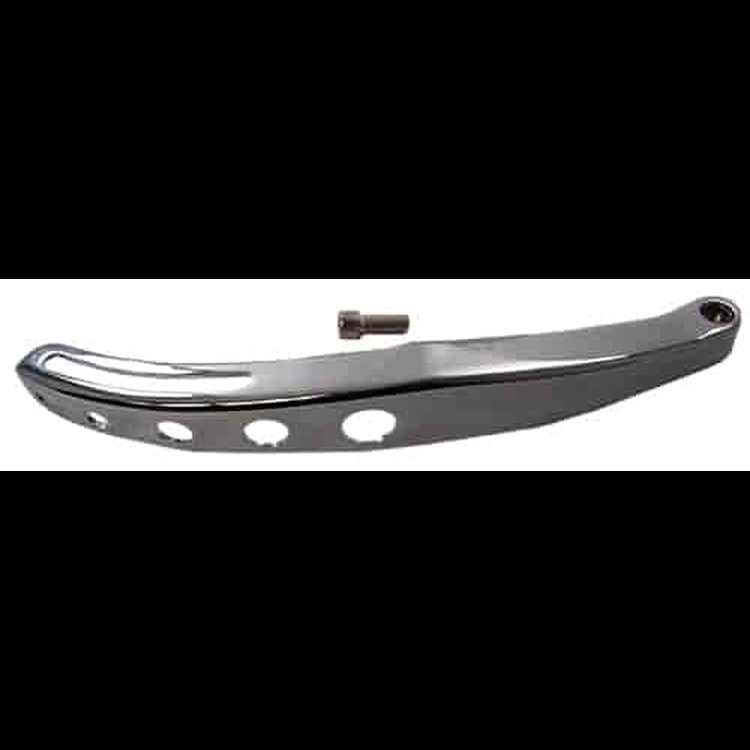 Chrome 1965-68 SB Chevy 283-350 SWP Alternator Bracket - Custom Style