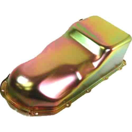 Zinc Plated Steel Stock Oil Pan 1959-81 Pontiac 301-455