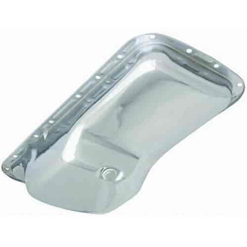 Chrome Plated Steel Stock Oil Pan Mopar 361, 383, 400, 413, 440 B/RB, Hemi 426