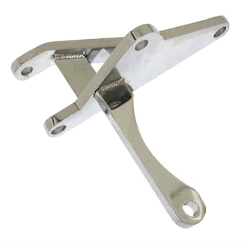 Chrome 1965-68 BB Chevy 396-454 SWP Bottom Alt Bracket - OEM Style