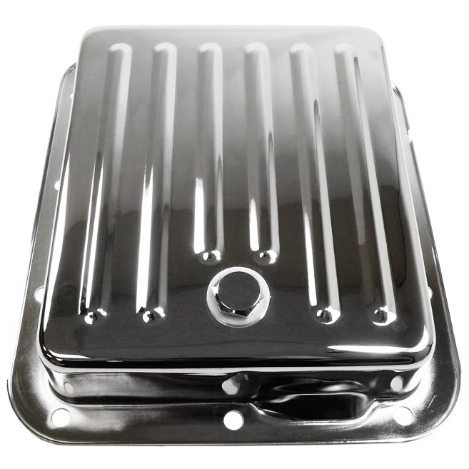 Chrome Steel Transmission Pan Ford C-4