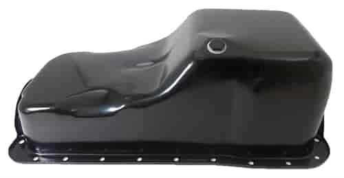 Black Powdercoated Steel Stock Oil Pan 1969-91 Ford 351W V8 Passenger Cars