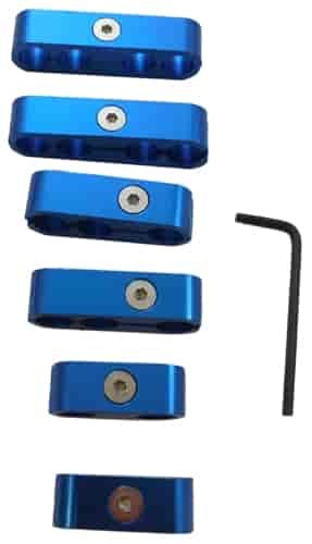 Billet Aluminum Pro Style Plug Wire Separators For 8 mm/9mm/10 mm Wires