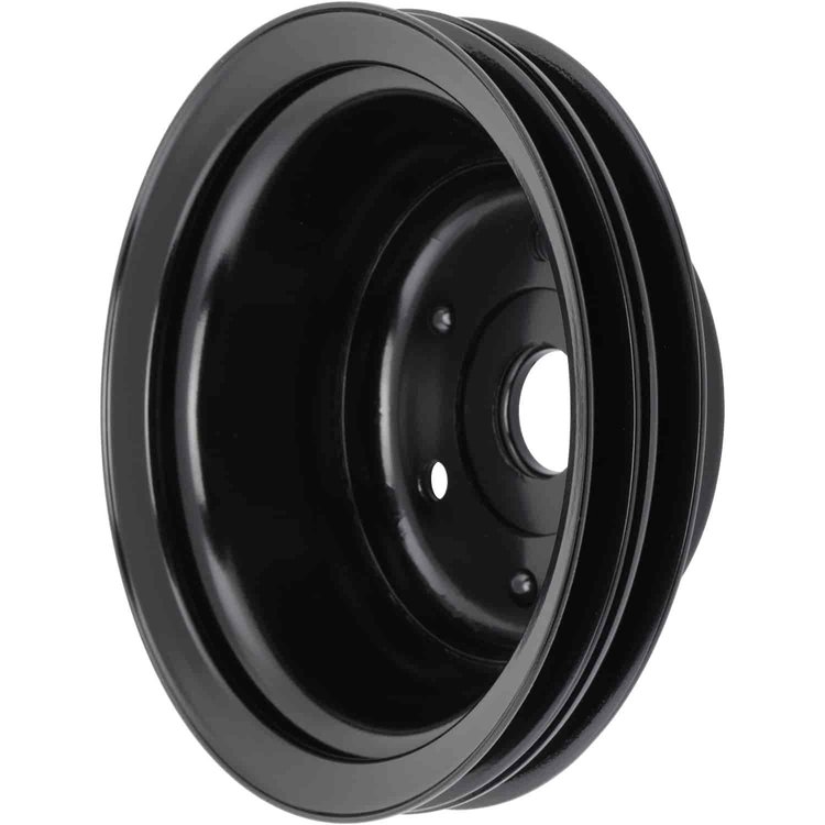 Crankshaft Pulley for 1969-1985 Small Block Chevy 283-350 V8 - Black