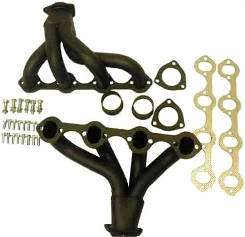 S/B FORD TIGHT-FIT HEADERS BLACK