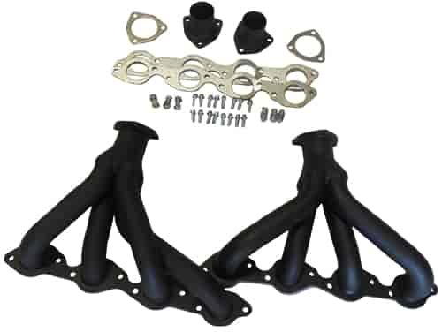 B/B CHEVY TIGHT FIT HEADERS BLACK