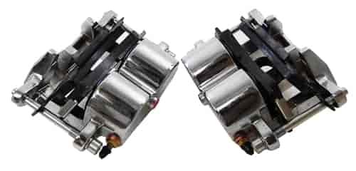 GM DUAL PISTON ALUMINUM CALIPER - POLISHED