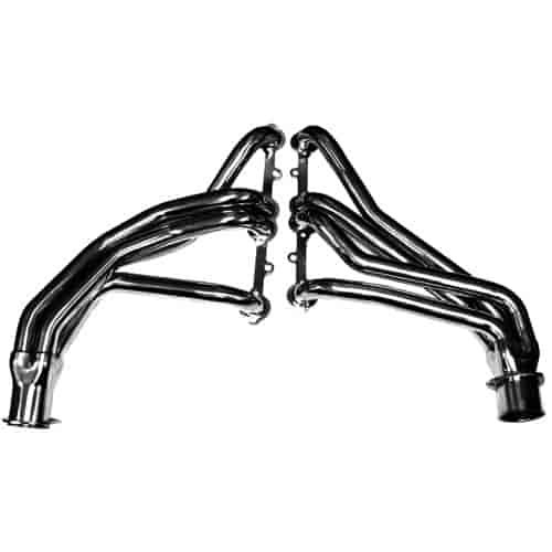 66-87 CHEVY TRUCK HEADERS SET-BLACK