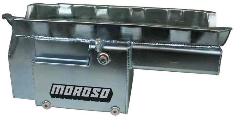 Marine Oil Pan Big Block Chevy Mark IV, 10 in. Deep Wet Sump [Core-Based Steel]