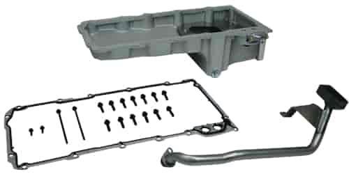 Street/Strip Oil Pan Kit Fits 1955-1987 GM Cars & Trucks (except G-Body) w/LS Engines / LS Swap - Rear Sump