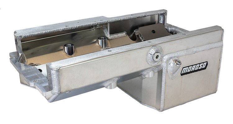 20134 Oil Pan for Dart LS Next and LS Next 2 Non-Skirted Engine Blocks [Wet Sump, Drag Race, Aluminum]