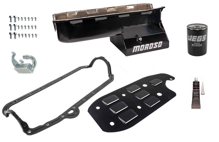 20195K Street/Strip Oil Pan Kit for Pre-1980 Small Block Chevy