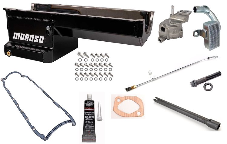 20411 Moroso Street/Strip Oil Pan and Oil Pump Kit for Big Block Chevy