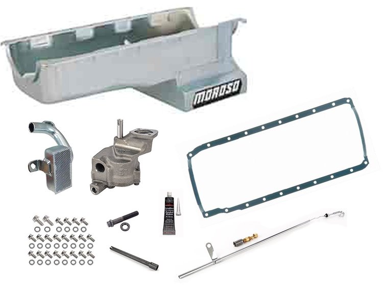 20413K Street/Strip Oil Pan Kit Big Block Chevy Gen V/Gen VI, Fits Most GM Rear Steer Chassis