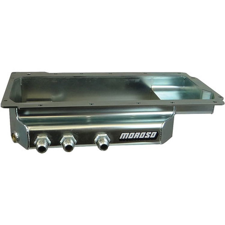 21156 Oil Pan, Gm Ls, 3 Right Side Pick Ups, 4 In. Deep, Dry Sump