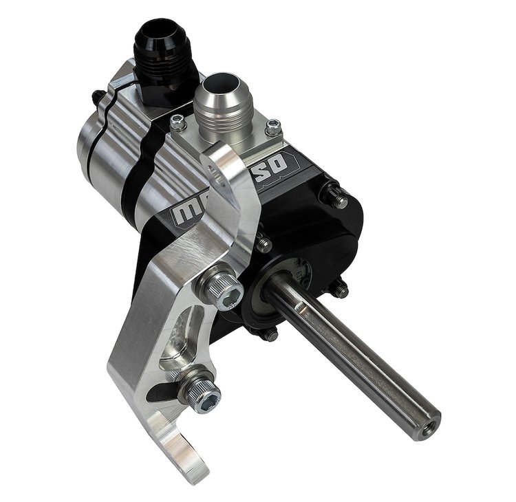 22308 Two Stage External Wet Sump Oil Pump for Dart LS Next Non-Skirted Engine Blocks