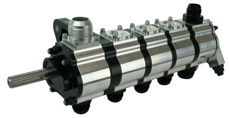 Tri-Lobe Dry Sump Oil Pump for Large Cubic Inch and Boosted Engines, Left/Driver Side Door Car Bracket