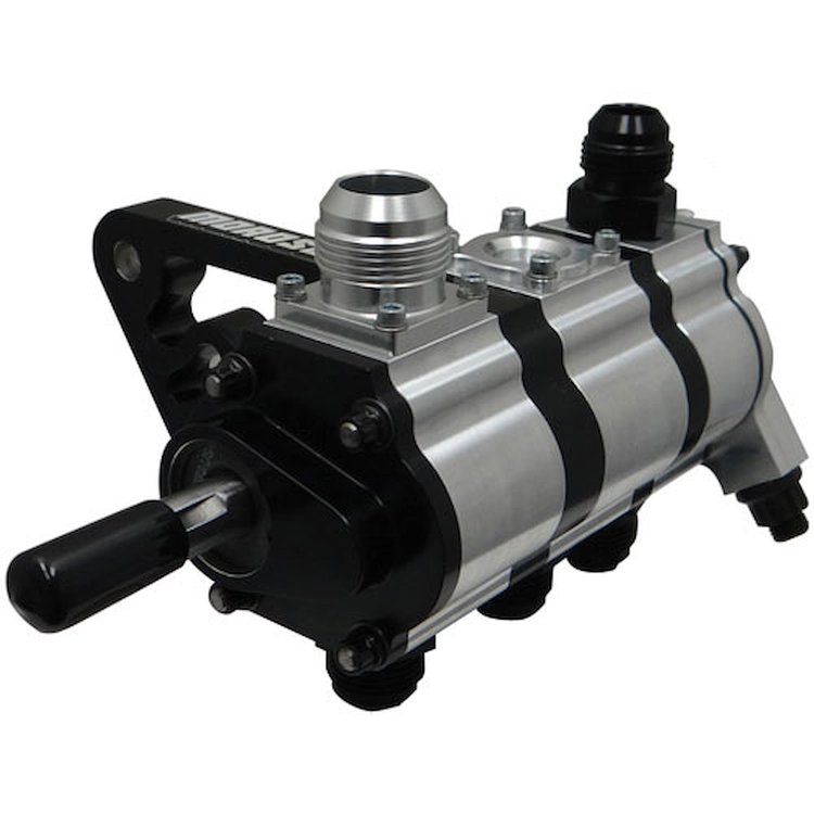 22363 Dry Sump Pump, Tri-Lobe, Left Side, Door Car, 3 Stage, 1.200 Pressure, Fuel Pump Drive
