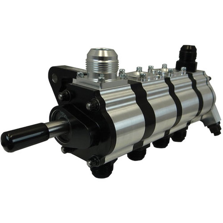 22364 Dry Sump Pump, Tri-Lobe, Left Side, Door Car, 4 Stage, 1.200 Pressure, Fuel Pump Drive