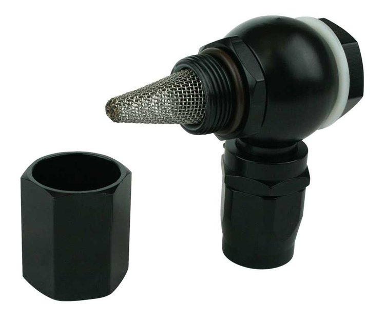 Filtered Banjo Fitting -16 AN to -16 AN Hose End