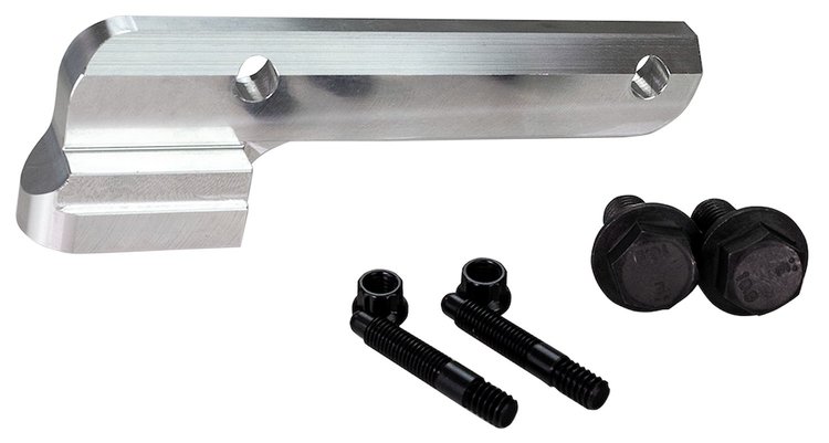 22764 External/Dry Sump Pump Mounting Bracket, Tri-Lobe Oil Pumps, Dart LS Next Non-Skirted