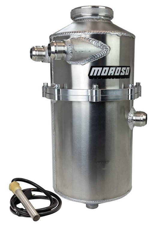 22768 Dry Sump Tank  2-Piece with Dual -16 AN Inlets and Breather Fitting [Aluminum]