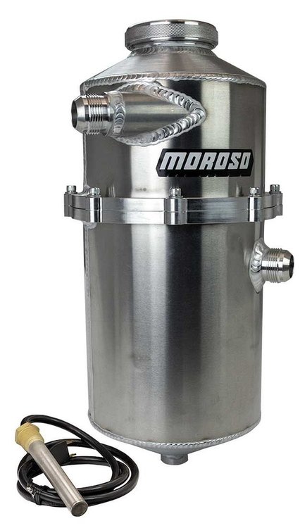 22769 Dry Sump Tank 2-Piece  with Single -16 AN Inlet and Breather Fitting [Aluminum]