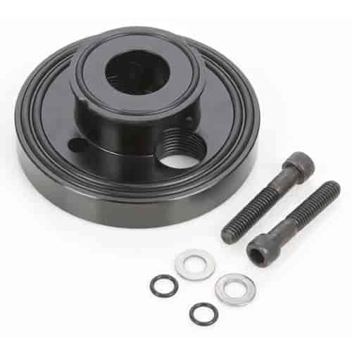 Oil Filter Bypass Plate Small Block/Big Block Mark IV Chevy (without bolt hole at center of filter pad)