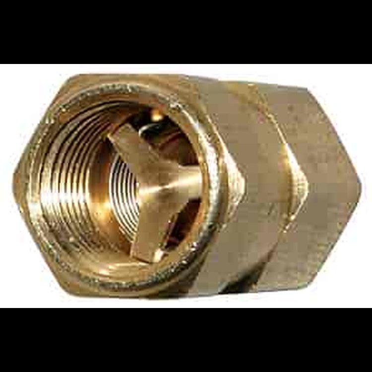 One-Way Oil Check Valve 1/2" NPT to 1/2" NPT