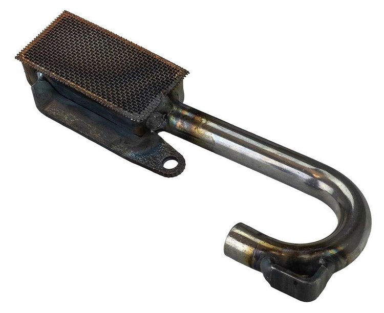 24134 Oil Pump Pickup for Moroso 6.500 in. Deep Oil Pan [5/8 in. Press-In, High-Volume Small Block Chevy Pumps]