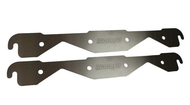 Exhaust Block-Off Plates (Storage) for Small Block Chevy Engines with Conventional Cylinder Heads