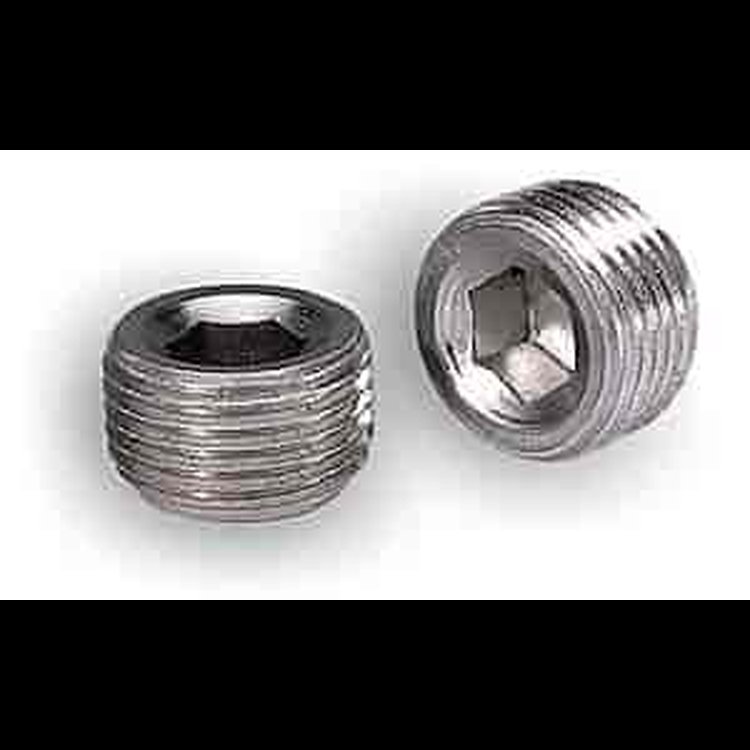 Aluminum Pipe Plugs 3/8" NPT