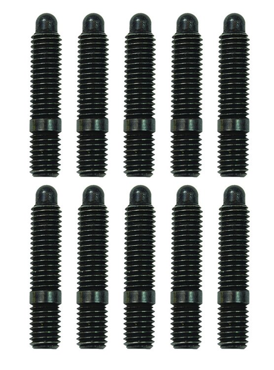 Stud Kit [Bullet Nose, Bullet Nose Stud, M8-1.25 X 41mm, 10 Pack, Black Oxide]