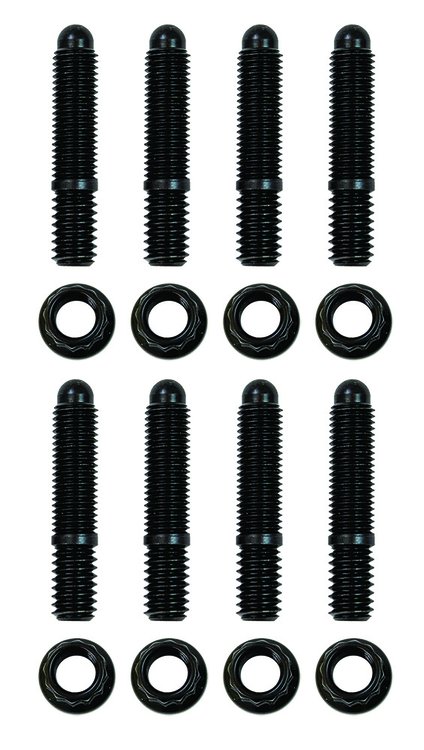 Stud Kit [Valve Cover, Pontiac, Bullet Nose Studs, 12 Pt Flange, 5/16 Studs]