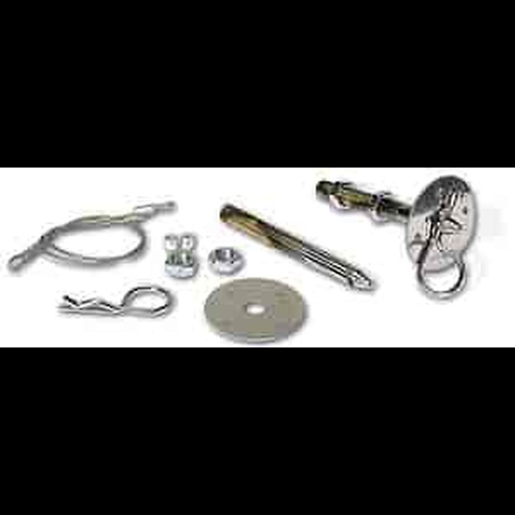 Hood Pins, 1/2" Diameter, Chrome Finish
