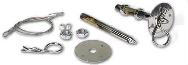 Standard Duty Hood Pin Set, 7/16" diameter hood pins