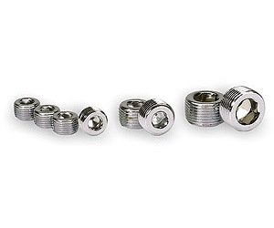 Chrome Pipe Plugs 3/8" NPT
