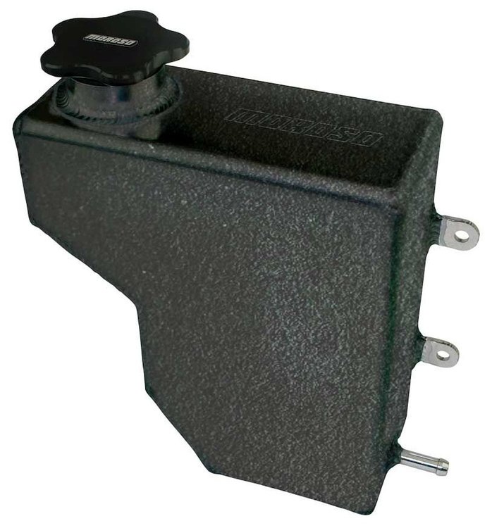 43001 Coolant Expansion Tank Fits Select Late-Model Polaris RZR Side-by-Side [Black Powder-Coated Finish]